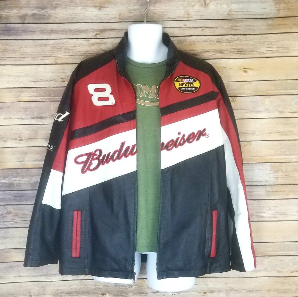 Nascar Wilson Leather Jacket Men's Medium